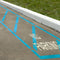 ADA Parking Lot Striping Stencil | Access Aisle for Handicap Parking